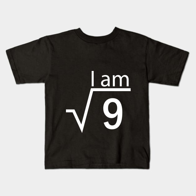 I am three years old Kids T-Shirt by samzizou